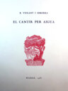 El càntir per aigua