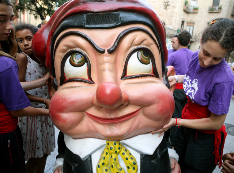 Festes de Sant Roc a la Plaça Nova de Barcelona