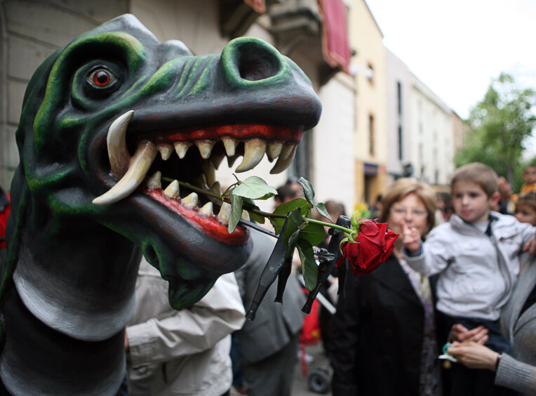 Festa de Sant Jordi a Mataró