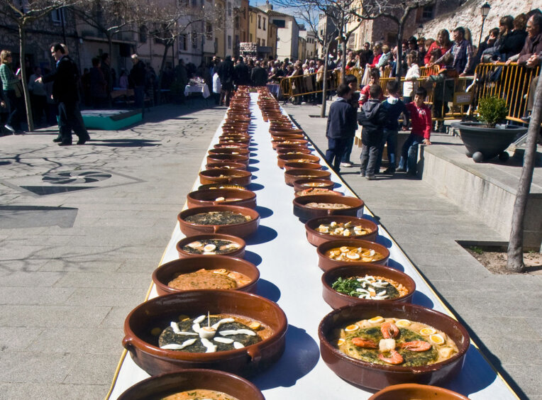 Diada de la truita amb suc d'Ulldemolins